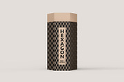 Sleek Hexagonal Packaging Mockup, a Packaging Mockup by Ram Studio LLC (Thumbnail 2 of 16)