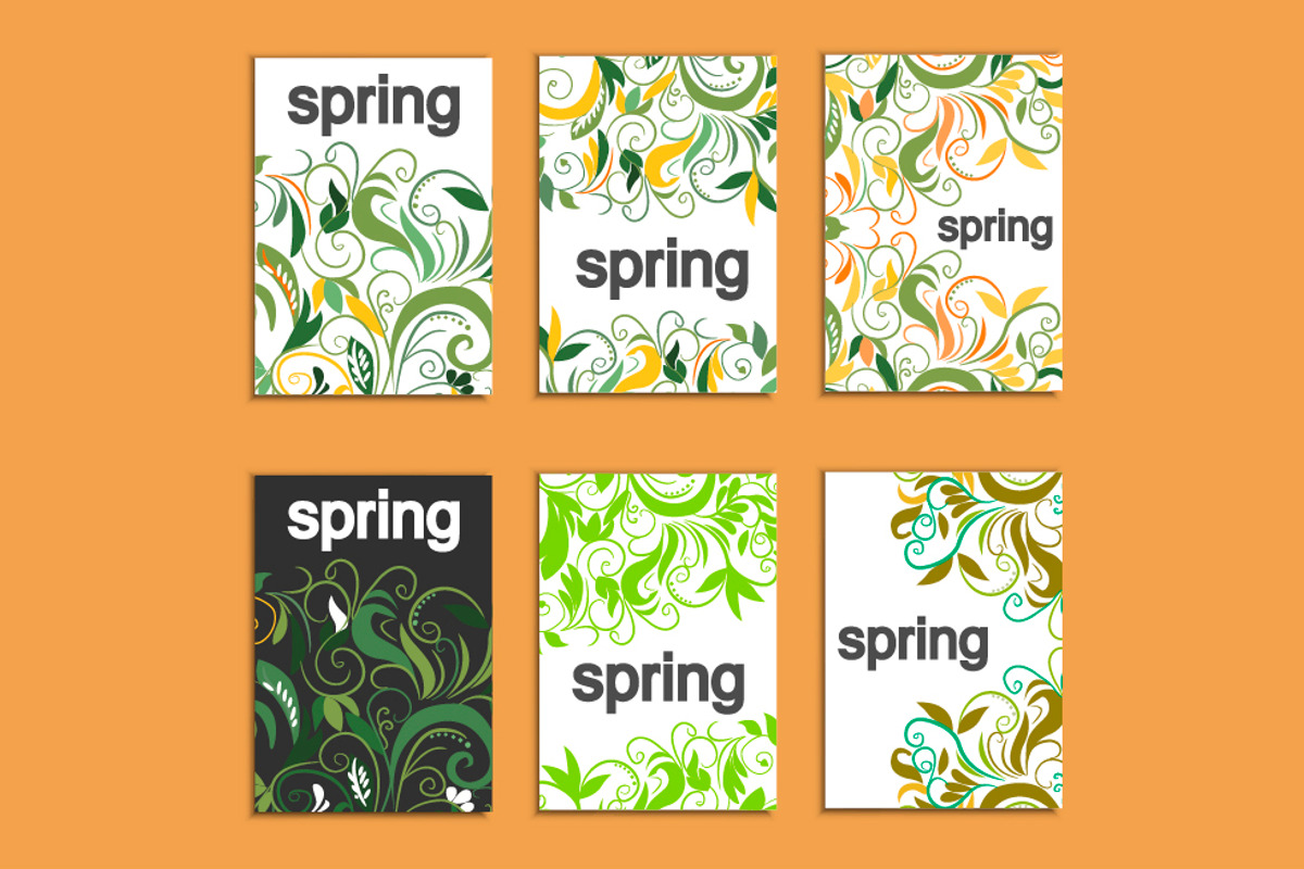 Set spring background, a Brochure Template by Haisonok (Photo 3 of 3)