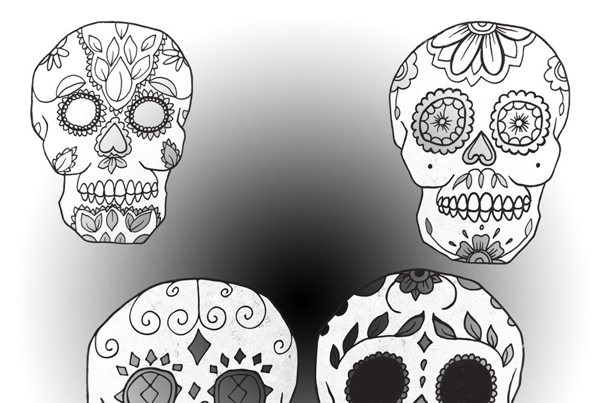 Day of the Dead Sugar Skulls, an Illustration by MyNatureGraphics (Photo 2 of 2)