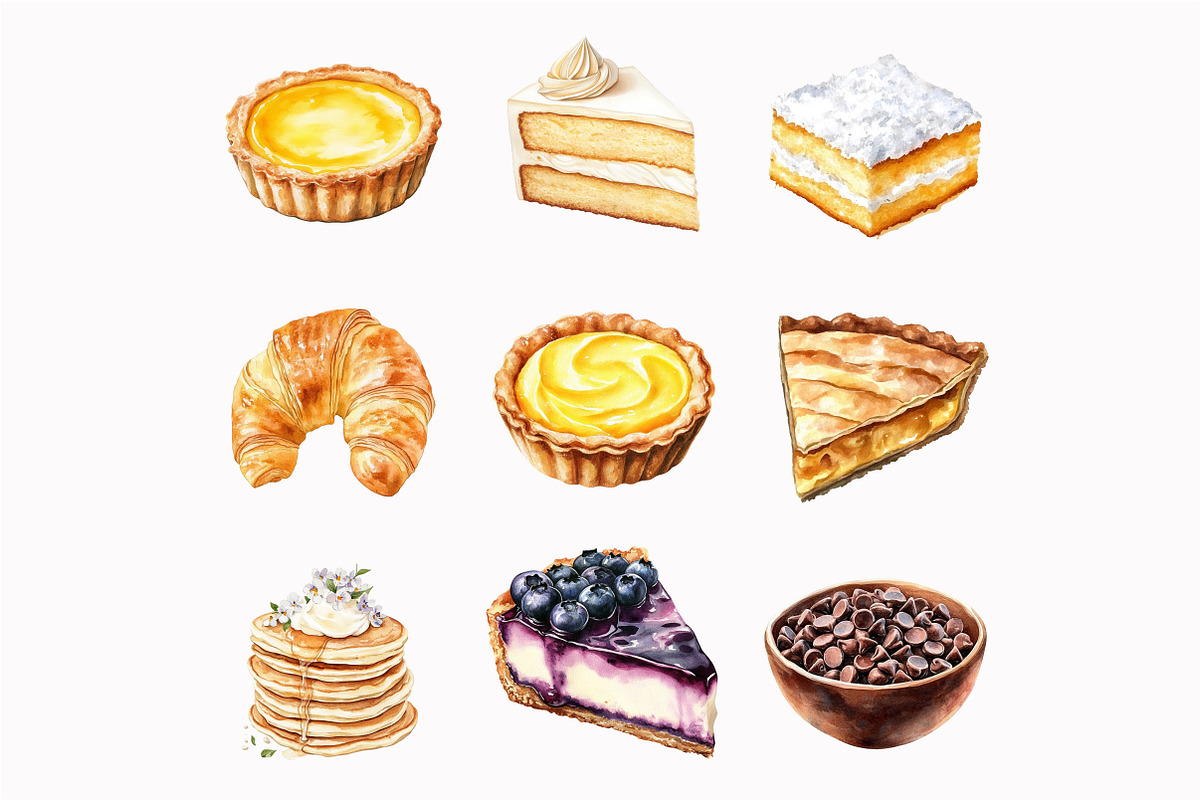 Baked Goods Clipart, an Illustration by Design Market (Photo 5 of 5)