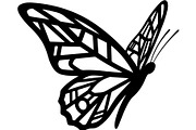 Elegant Butterfly Silhouette, an Object Graphic by Creativeshirt (Thumbnail 11 of 17)