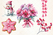 Rose Gold Christmas Clipart, an Illustration by Libby Wishes (Thumbnail 3 of 7)