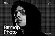 Halftone Bitmap Photo Effect, a Layer Style Add-On by DesignerCandies (Thumbnail 1 of 7)