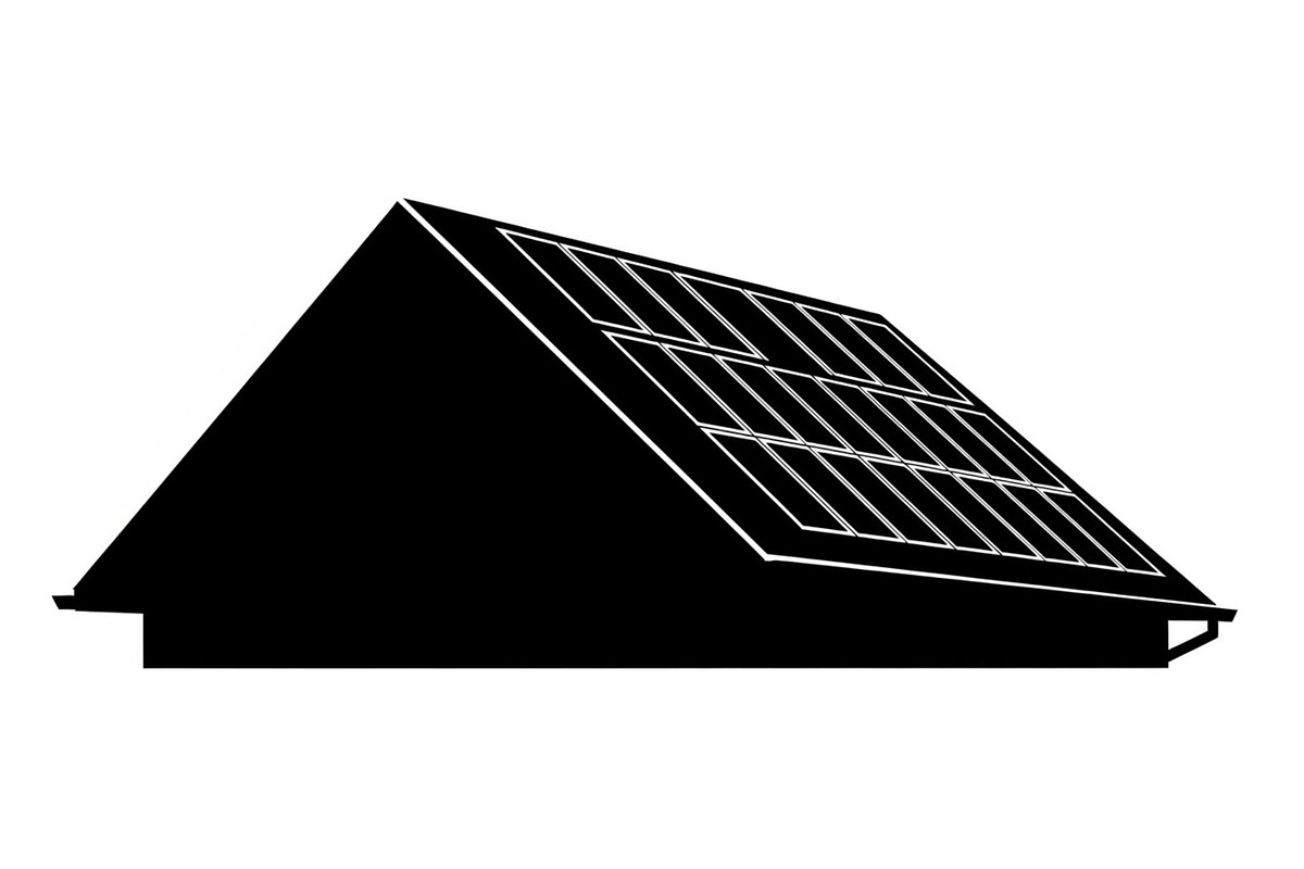 Solar Powered Home Silhouette Set, a Graphic by Designer_Momina (Photo 8 of 14)