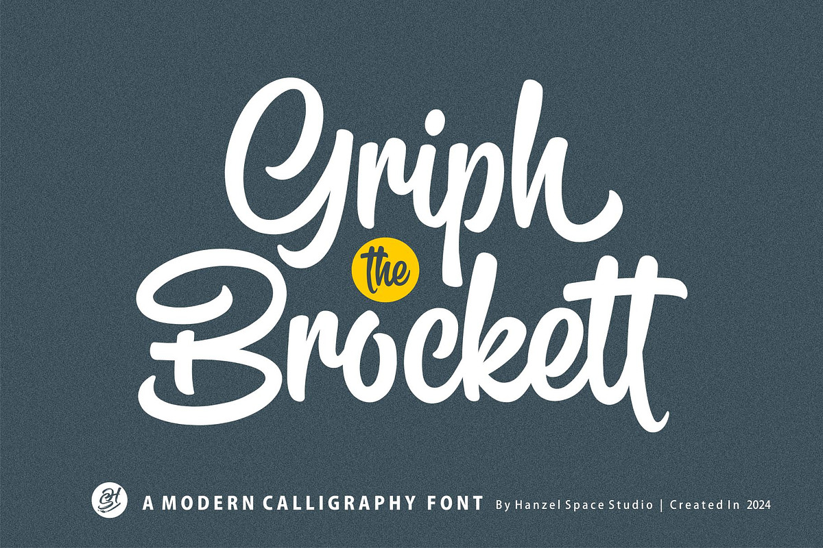 Rowsthin | A Modern Calligraphy Font, a Script Font by HanzelSpace Studio (Photo 2 of 7)