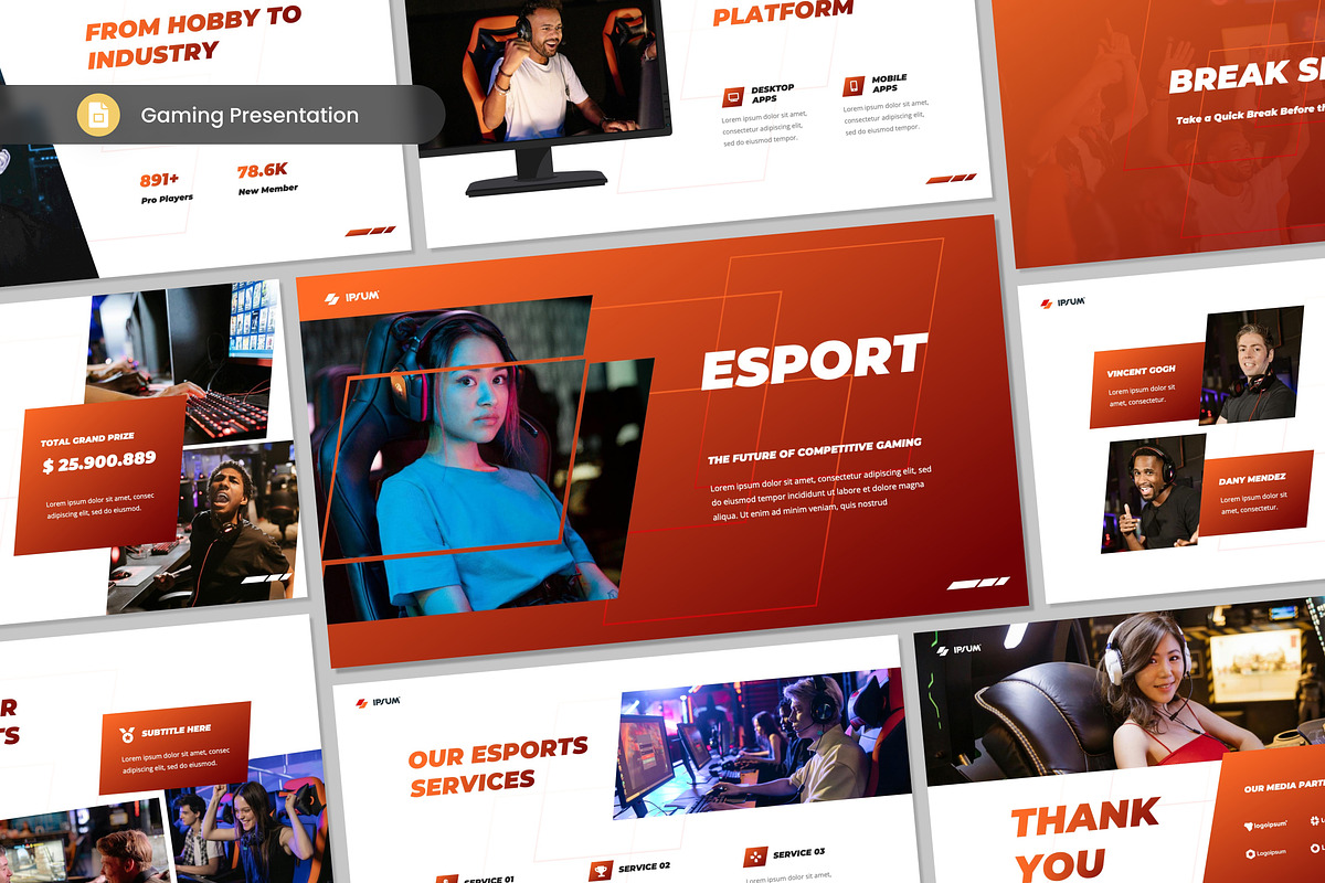 Gaming Presentation Slides, a Presentation Template by Antstheme (Photo 1 of 2)