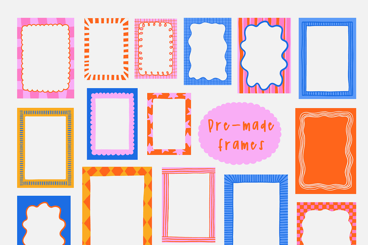 WHIMSICAL FRAMES, an Object Graphic by Bosotochka♥Art (Photo 4 of 9)