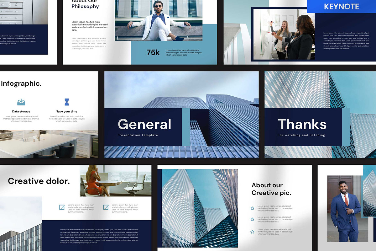 General Keynote Template, a Presentation Template by Twntysix (Photo 1 of 4)