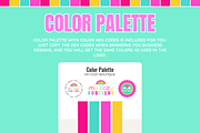 Colorful Boutique Logo - 3 Versions, a Branding & Logo Template by SunshineStudioBoutique (Thumbnail 4 of 10)
