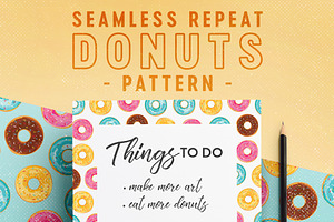 Donut Pattern Prints