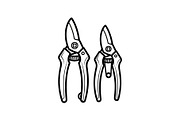 50 Professional Garden Shears Vector, an Illustration by hafijul (Thumbnail 14 of 51)
