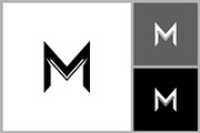 Sharp Geometric Letter M Icon, a Branding & Logo Template by quadrazo (Thumbnail 1 of 2)