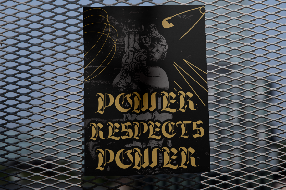 Bold Rune Blackletter Font, a Blackletter Font by PutraCetol Studio (Photo 4 of 5)