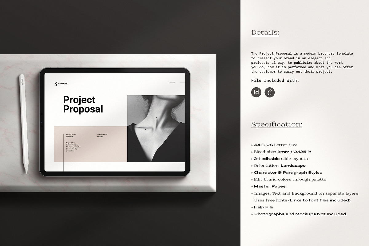 Project Proposal Landscape Template, a Brochure Template by ArtisanaAura (Photo 4 of 14)