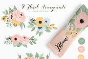 Little Garden - Floral Vector Set, a Background Graphic by wulano (Thumbnail 3 of 9)