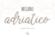 Misano Adriatico | Fonts + Bonuses, a Sans Serif Font by Blossom (Thumbnail 1 of 8)