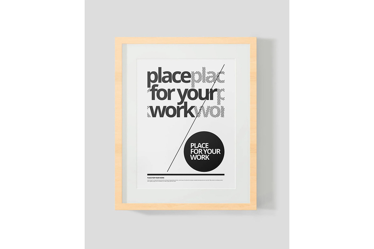 Frame For Your Work, an Advertising Mockup by zippypixelstudio (Photo 12 of 16)