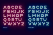 Modern Neon, a Symbol Font by Ditatype (Thumbnail 8 of 10)