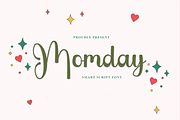 Momday, a Handwritten Font by FreshTypeINK (Thumbnail 1 of 8)