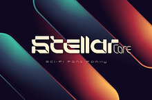 Stellar Core Sci-Fi Font Family