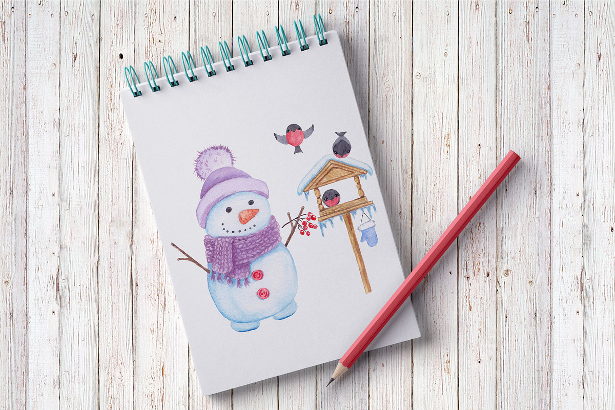 Snowmen's life, an Illustration by Red_cat (Photo 6 of 7)