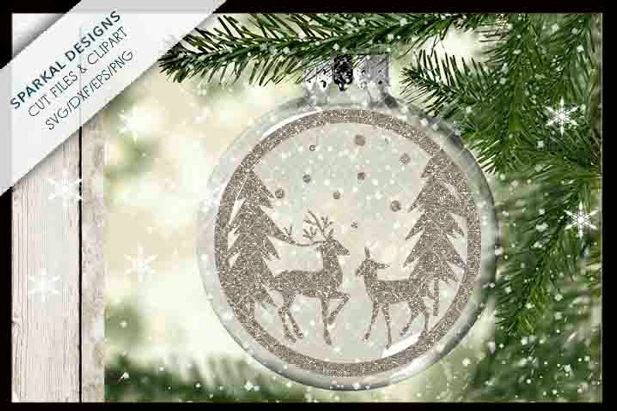 Christmas Snow Scenes for Ornaments, an Object Graphic by SparkalDesigns (Photo 4 of 4)