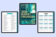 Digital 2026 Budget Organizer, a Stationery Template by Shumaya (Thumbnail 5 of 5)