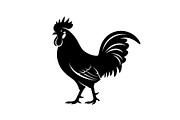 Rooster Chicken Silhouette Vector Bu, an Illustration by Designs_River (Thumbnail 14 of 51)