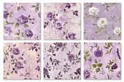 Purple Shabby Chic Digital Paper, a Texture Graphic by Dream Creation (Thumbnail 5 of 7)