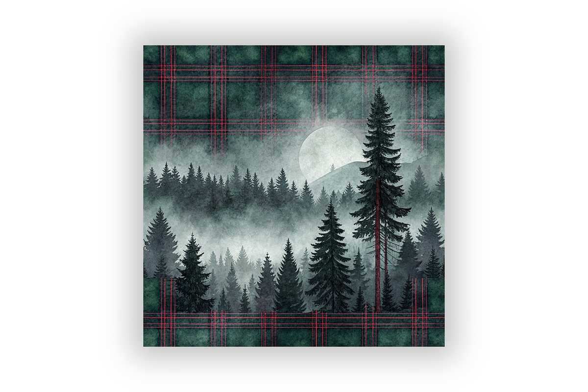 Elegant Plaid Winter Pattern Bundle, a Pattern Graphic by FloridPrintables (Photo 6 of 9)
