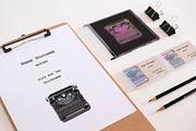 Business Cards with typewriters, a Business Card Template by IRSYART (Thumbnail 11 of 12)