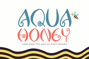 Aqua Honey - Cute Display