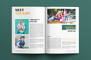 Kids Magazine Layout Template, a Magazine Template by E-Type (Thumbnail 4 of 7)
