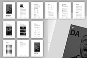 12 Pages - Minimal Resume CV, a Resume Template by Egotype (Thumbnail 2 of 5)