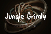 JungleCrimly, a Handwritten Font by Auliacreative (Thumbnail 1 of 4)