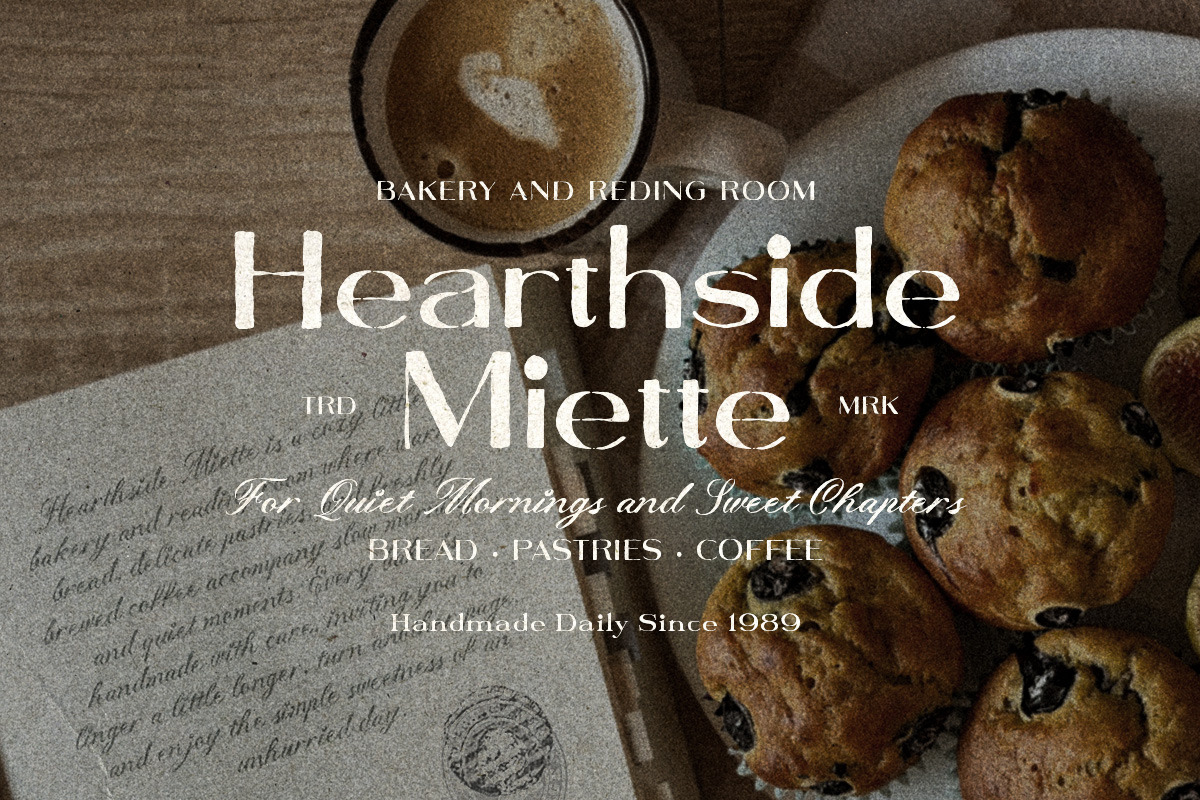 Rustic Sunday Editorial Font Trio, a Script Font by Letterhend Studio (Photo 3 of 10)