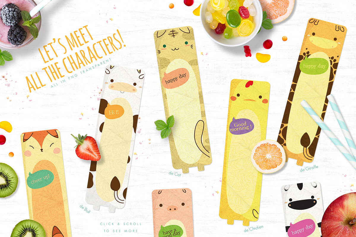 Happy Friends Cute Animal Printable, a Stationery Template by Euonia Meraki (Photo 2 of 8)