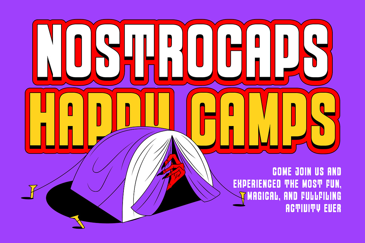 Nostrocaps, a Sans Serif Font by graphicook (Photo 4 of 10)