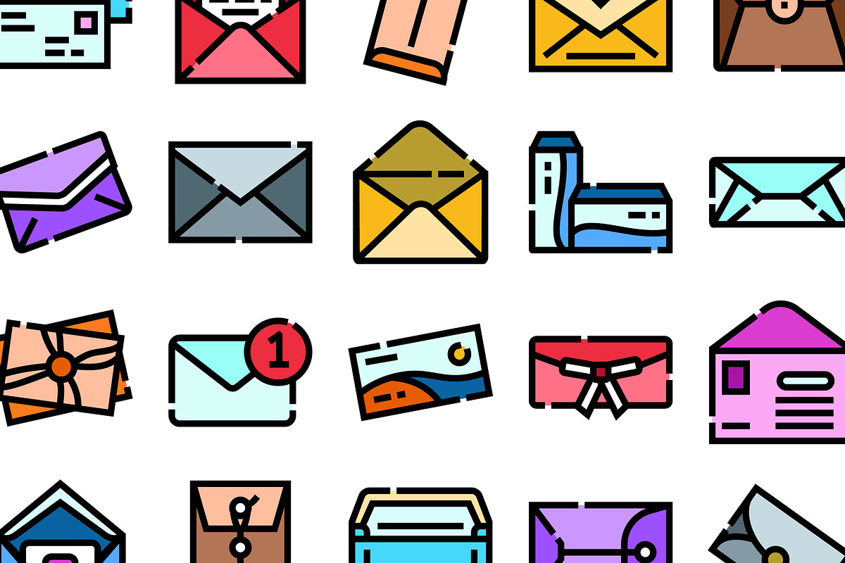 Various mail and message envelopes, an Object Graphic by pikepicture (Photo 3 of 3)