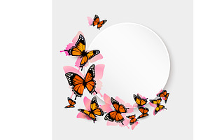 Beautiful Butterfly Background