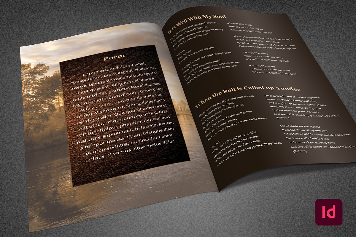 Homegoing Funeral Program Template, a Brochure Template by loswl (Photo 5 of 7)