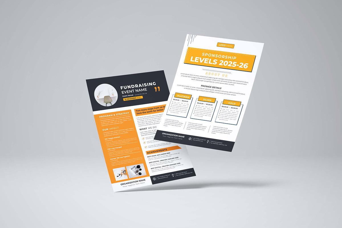 Event Sponsorship Level Menu, a Flyer Template by design_hut (Photo 4 of 4)