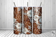Brown Leather Lace Seamless Pattern, a Pattern Graphic by Creative Store (Thumbnail 2 of 5)