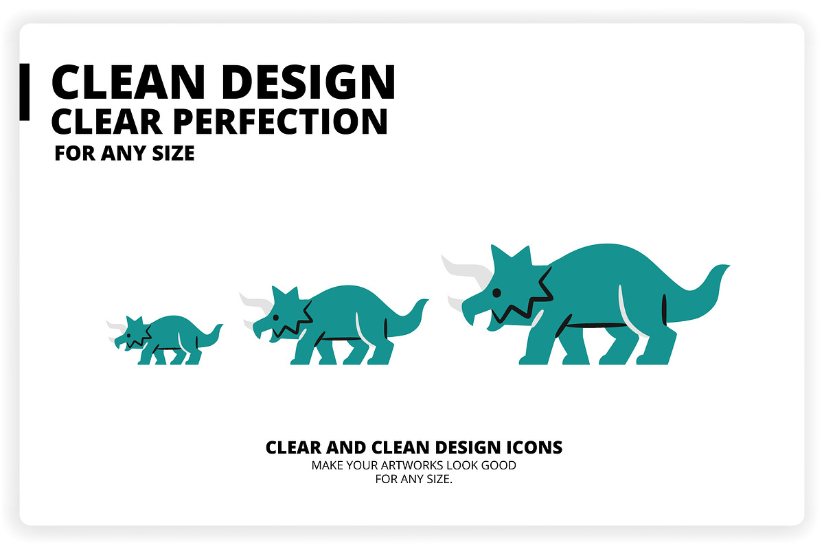 38 Dinosaur Elements x3 Styles, a Graphic by monkik (Photo 20 of 22)