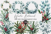 Winter Botanical Clipart, an Illustration by Designworld (Thumbnail 1 of 5)