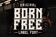 Born Free Typeface