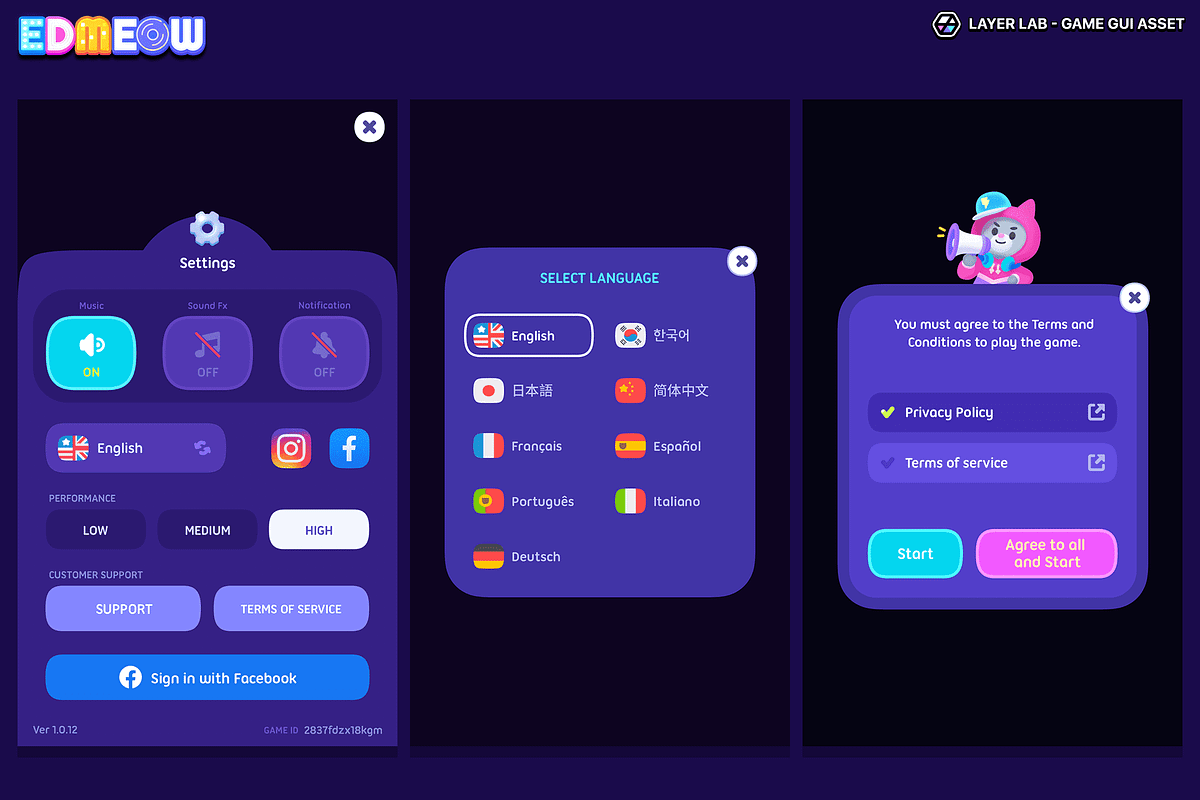 GUI - Neon2, an UI Kit Template by LAYERLAB (Photo 27 of 34)