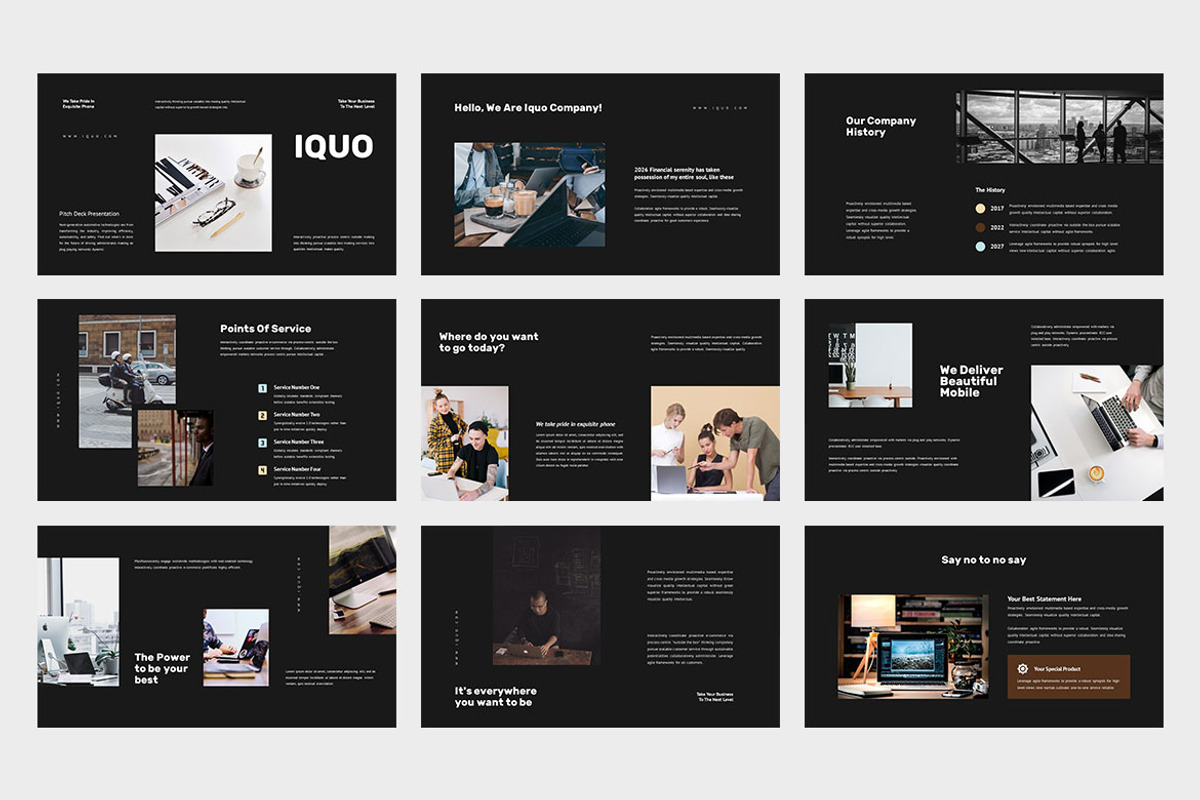 Iquo : Multipurposes Powerpoint, a Presentation Template by Punkl Camp (Photo 6 of 9)
