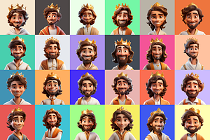 125 Animoji Avatars - Disney King