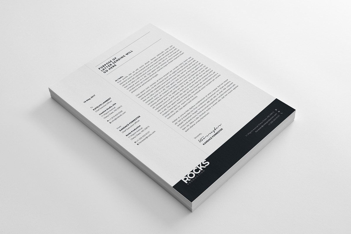 Brand Identity, a Stationery Template by DesignJanala (Photo 6 of 10)